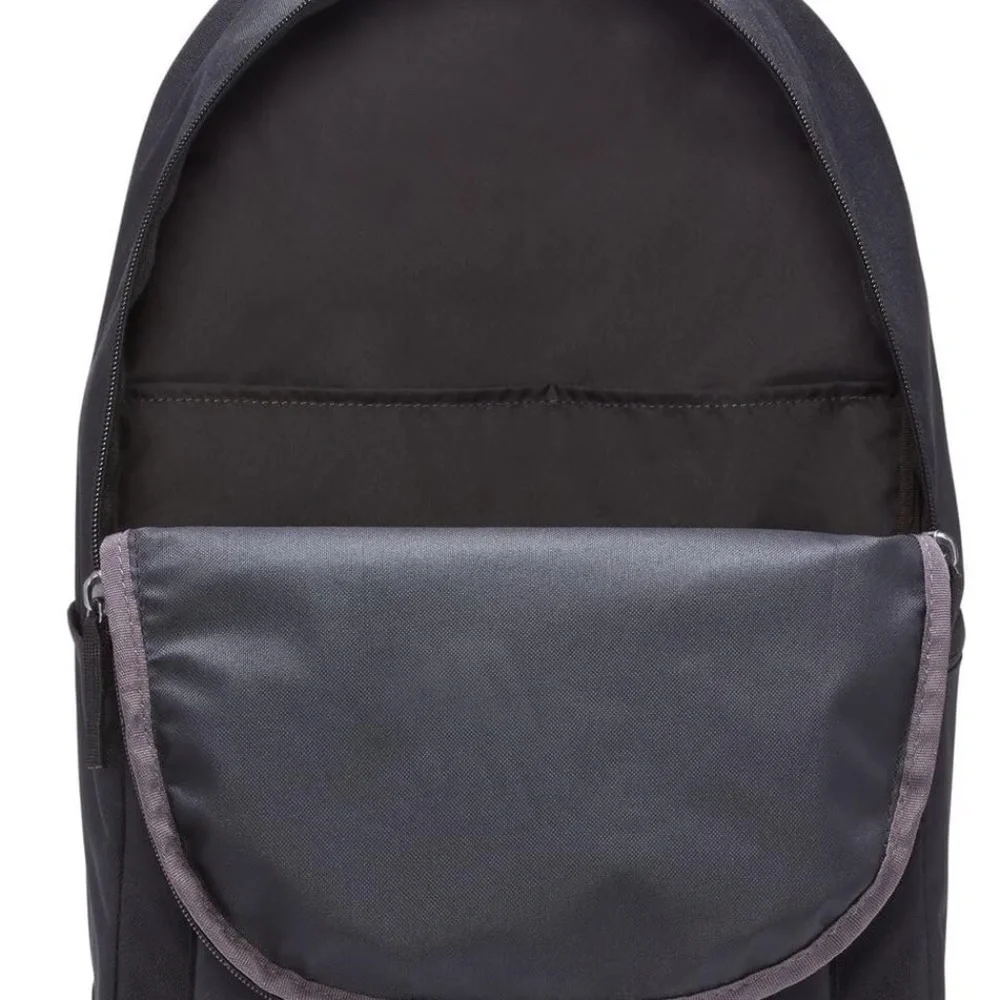 Nike Heritage Backpack, Black/Black/White, Medium